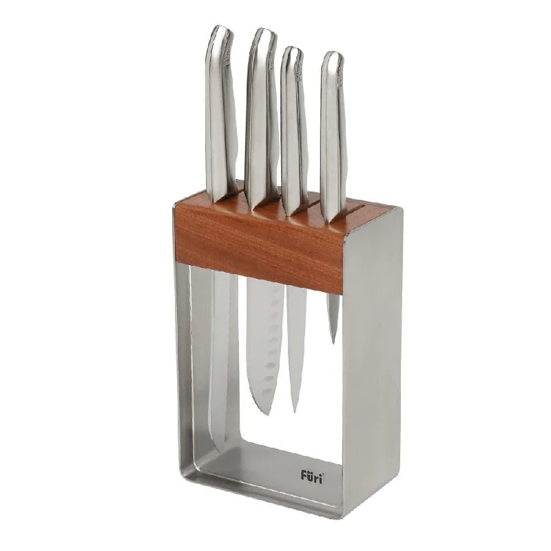 Furi Pro 5 Piece Knife Block Set