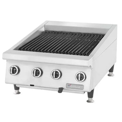 Garland 36" Countertop Ceramic Briquette Charbroiler Natural Gas 90,000 BTU