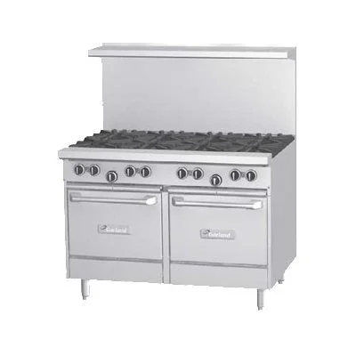 Garland 60" Range with 10 Burner & 2 Convection Ovens Natural Gas 406,000 BTU