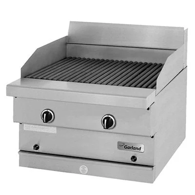 Garland GF Sentry 36" Countertop Ceramic Briquette Charbroiler Natural Gas 90,000 BTU