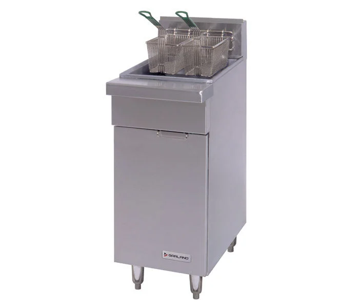 Garland GF Series 35 lb Floor Fryer with Thermostatic Controls Natural Gas - 110,000 BTU