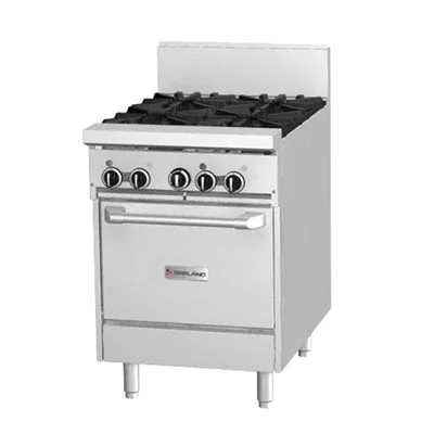 Garland GFE Starfire 24" Range with 4 Burners & Space Saver Oven Natural Gas 136,000 BTU