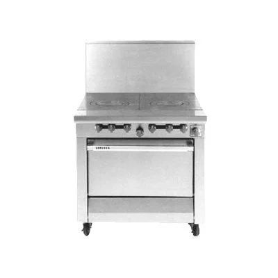 Garland Master Series 34" Range with 2 Front Fired Hot Tops Natural Gas 90,000 BTU