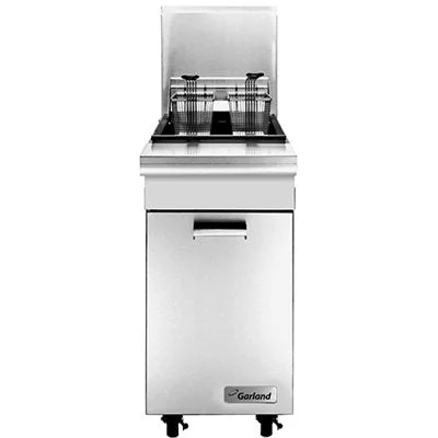 Garland Master Series 35 lb Range Match Floor Fryer Natural Gas 110,000 BTU