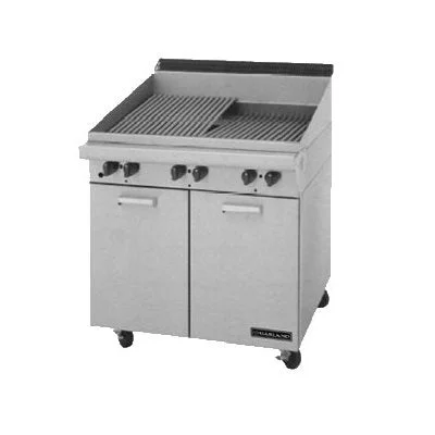 Garland Master Series Heavy Duty 24" Briquette Charbroiler Natural Gas 60,000 BTU