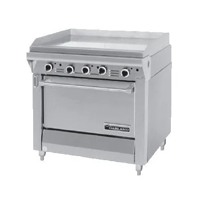 Garland Master Series Heavy Duty 34" Griddle & Standard Oven 139,000 BTU