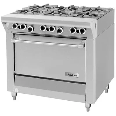 Garland Master Series Heavy Duty 34" Range with 6 Burners & Standard Oven