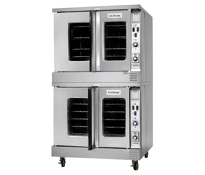 Garland SUMG-200 Summit Series Full Size Double Deck Convection Oven, Natural Gas 106,000 BTU