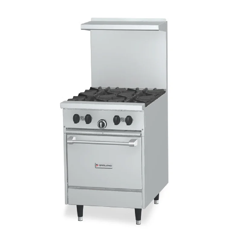 Garland SunFire 24" Range with 4 Burners & Space Saver Oven Propane 145,000 BTU