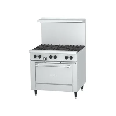 Garland Sunfire Propane 6 Burner Range with One Standard Oven