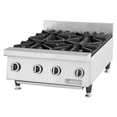 Garland U.S Range 24" Heavy Duty 4 Burner Range Countertop Natural Gas