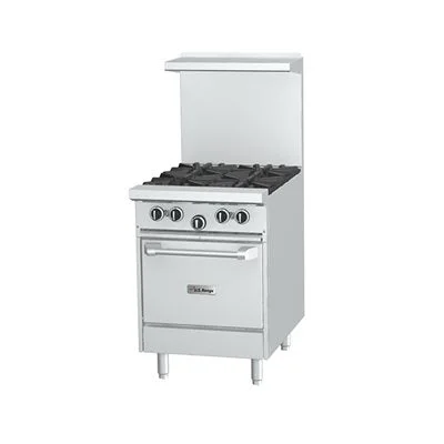 Garland U Series 24" Griddle Range With Space Saver Oven Natural Gas 68,000 BTU