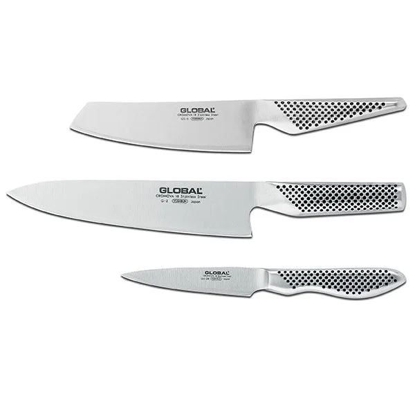 Global G2538 3 Piece Knife Set