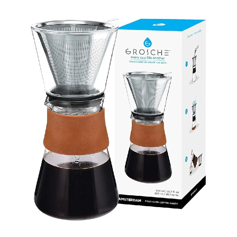 Grosche Amsterdam 850 ml Pour Over Coffee Maker