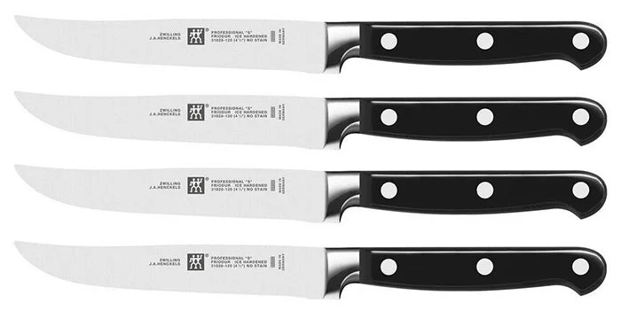 Zwilling J.A. Henckels Professional "S" 4 Piece Steak Knife Set