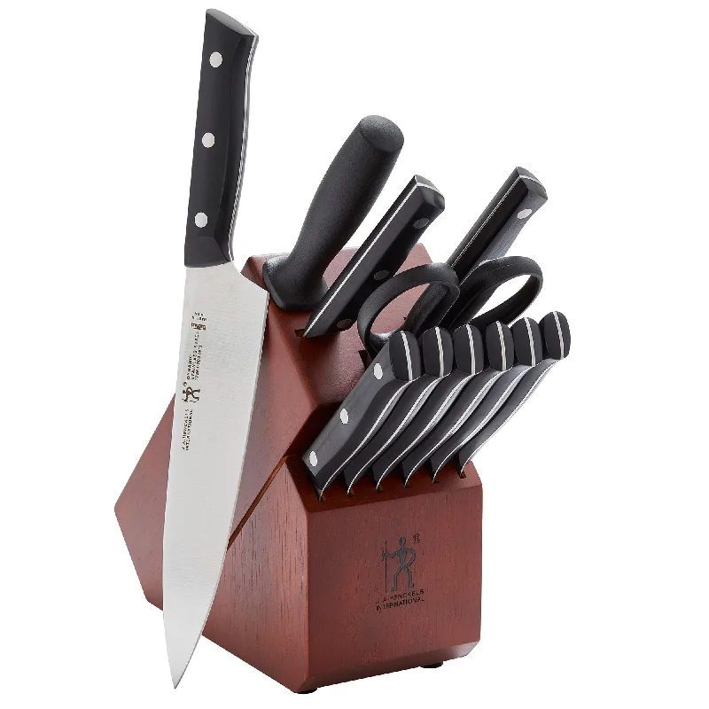 J.A. Henckels International Dynamic 12pc Knife Block Set