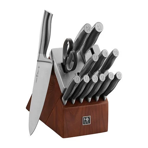 J.A. Henckels International - Graphite 14pc Self-Sharpening Knife Block Set