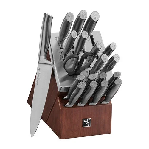 J.A. Henckels International - Graphite 20pc Self-Sharpening Knife Block Set