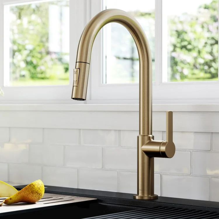 Oletto Single Handle Pull Down Kitchen Faucet