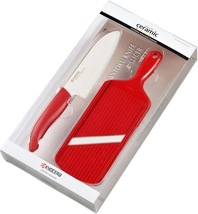 Kyocera 5.5" Santoku and Slicer Set