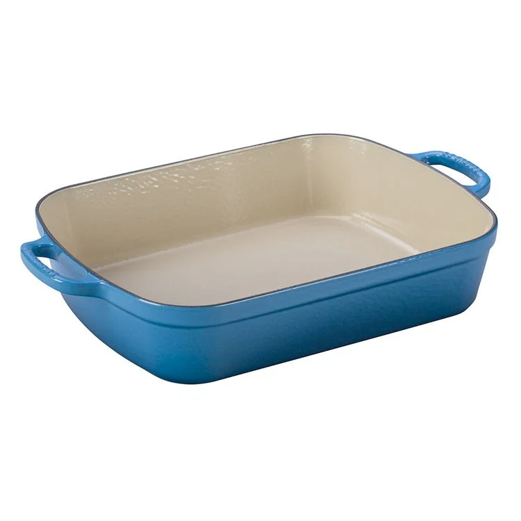 Signature 5.25-Quart Cast Iron Rectangular Roaster - Marseille