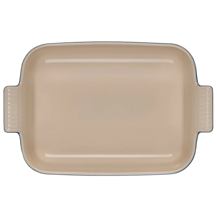 Heritage 4-Quart Stoneware Rectangular Dish - Shallot