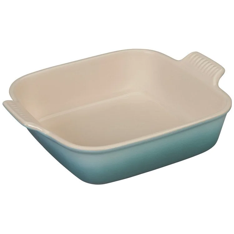 Heritage 3-Quart Stoneware Square Dish - Sea Salt