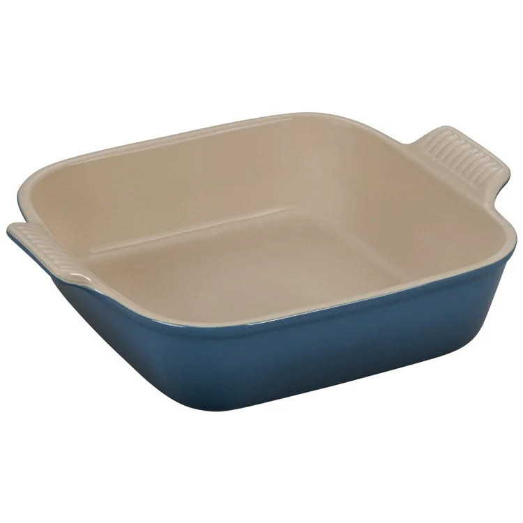 Heritage 3-Quart Stoneware Square Dish - Deep Teal