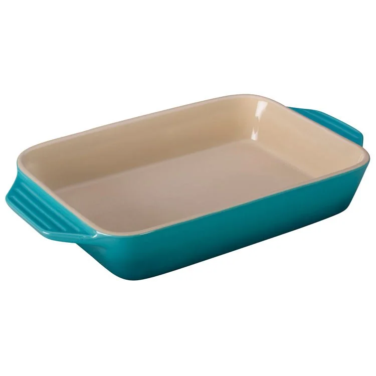 3.15-Quart Stoneware (12.5" x 8.25") Rectangular Dish - Caribbean