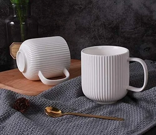 Magnesium Porcelain Coffee Mug Set of 2 By Rena