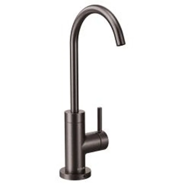 Beverage Faucet Sip Modern 1 Lever ADA Black/Stainless Steel High Arc