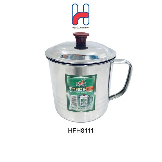 MUG W/COVER 11CM/SS HD (HFH8111)