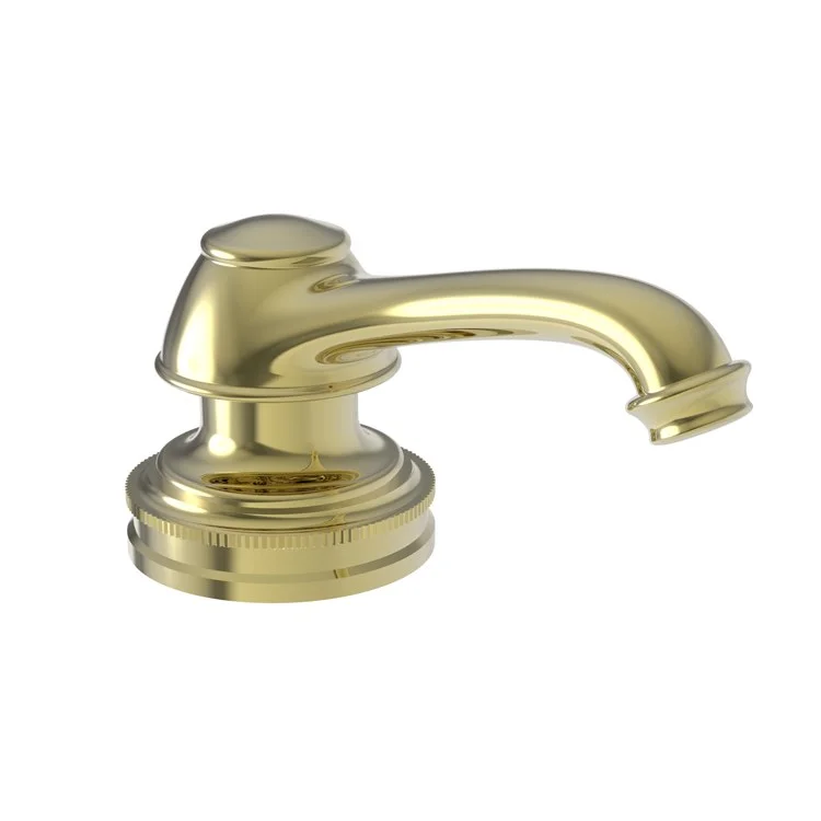 Soap Dispenser Taft Polished Brass Uncoated Living Deck Mount Brass Pump