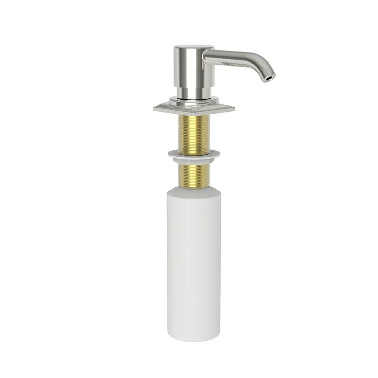 Soap Dispenser Adams Polished Nickel Deck Mount Brass Pump