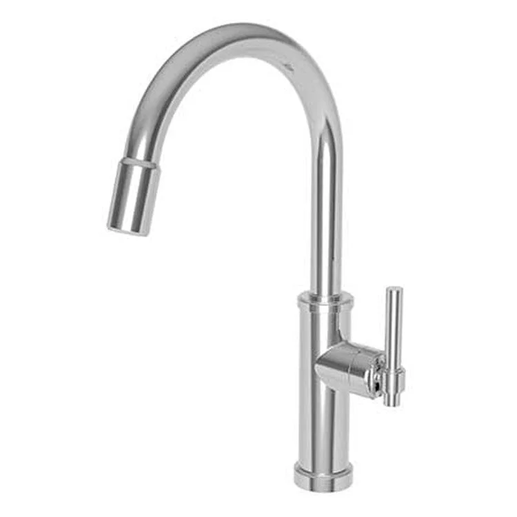 Kitchen Faucet Seager 1 Lever ADA Satin Brass PVD Pull Down Spout Height 10-4/5 Inch 1.8 Gallons per Minute