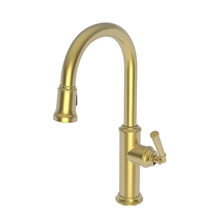 Kitchen Faucet Gavin 1 Lever ADA Satin Bronze PVD Pull Down Spout Height 10-3/8 Inch 1.8 Gallons per Minute