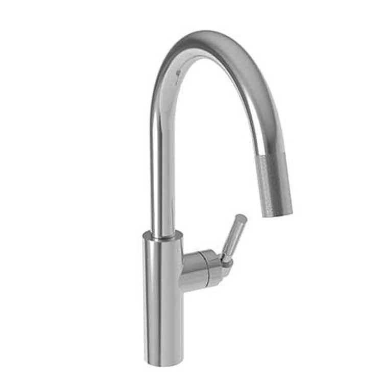 Kitchen Faucet Muncy 1 Lever ADA Polished Chrome Pull Down Spout Height 9-3/5 Inch 1.8 Gallons per Minute