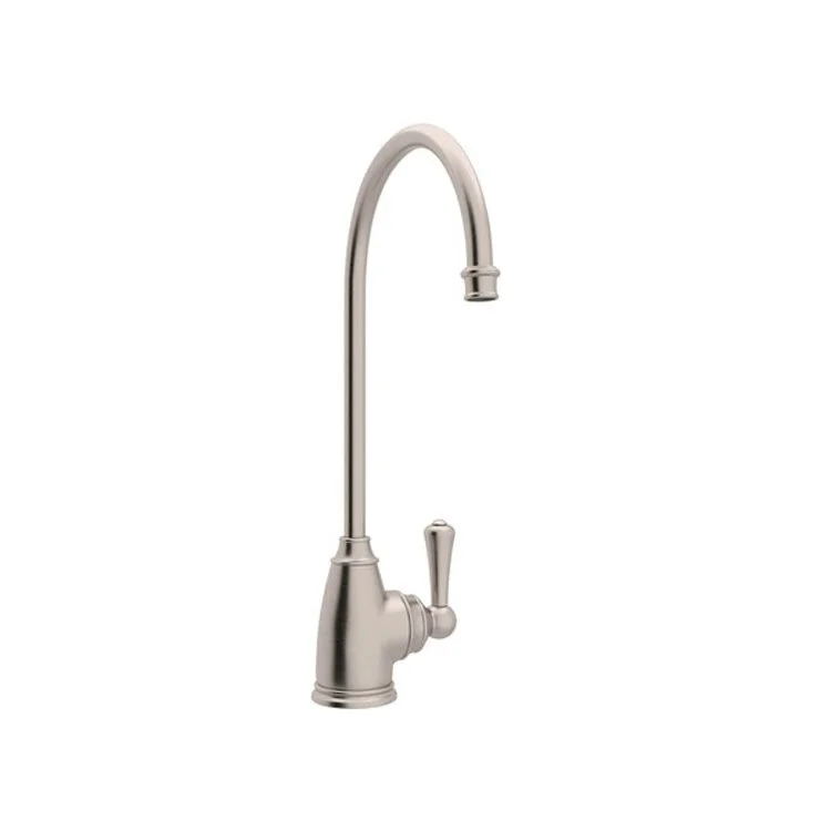 Filter Faucet Georgian Era 1 Lever Satin Nickel C-Spout 0.5 Gallon per Minute