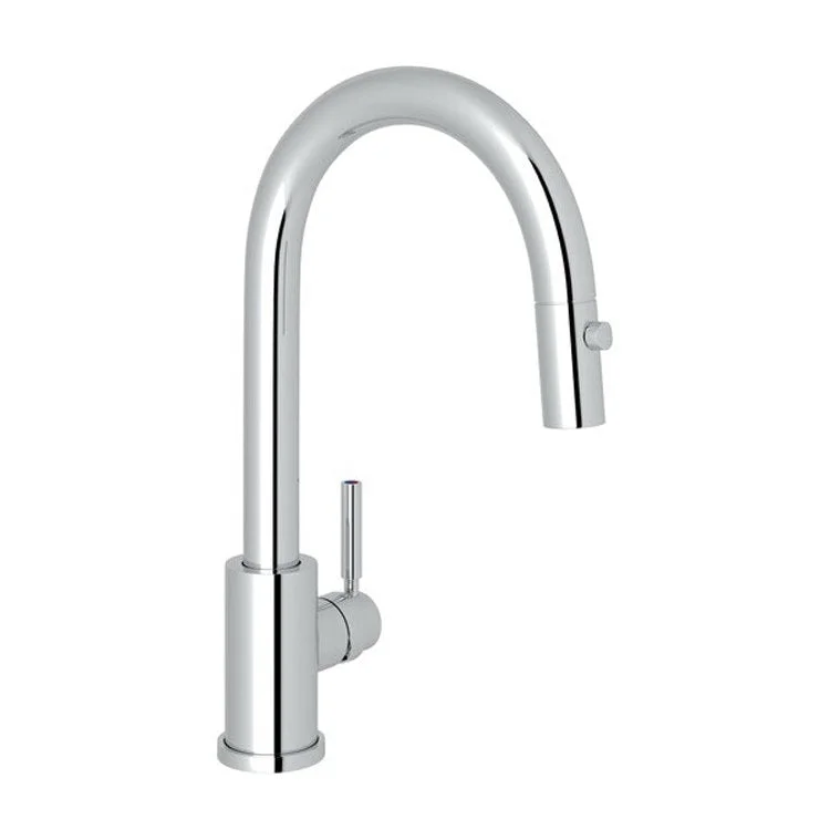 Bar Faucet Holborn 1 Lever Polished Chrome Pull Down Spout 1.8 Gallons per Minute