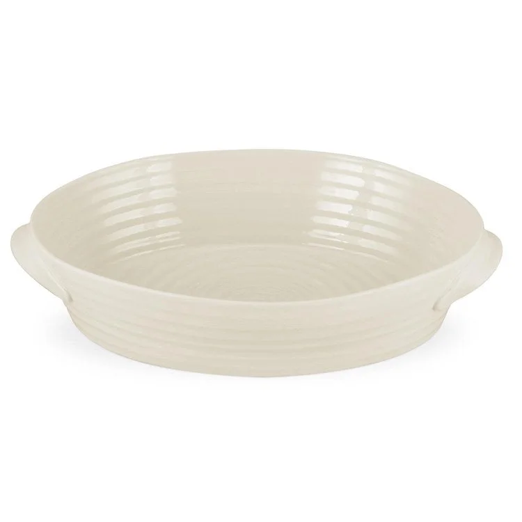 Sophie Conran Large Handled Oval Roasting Dish - Pebble