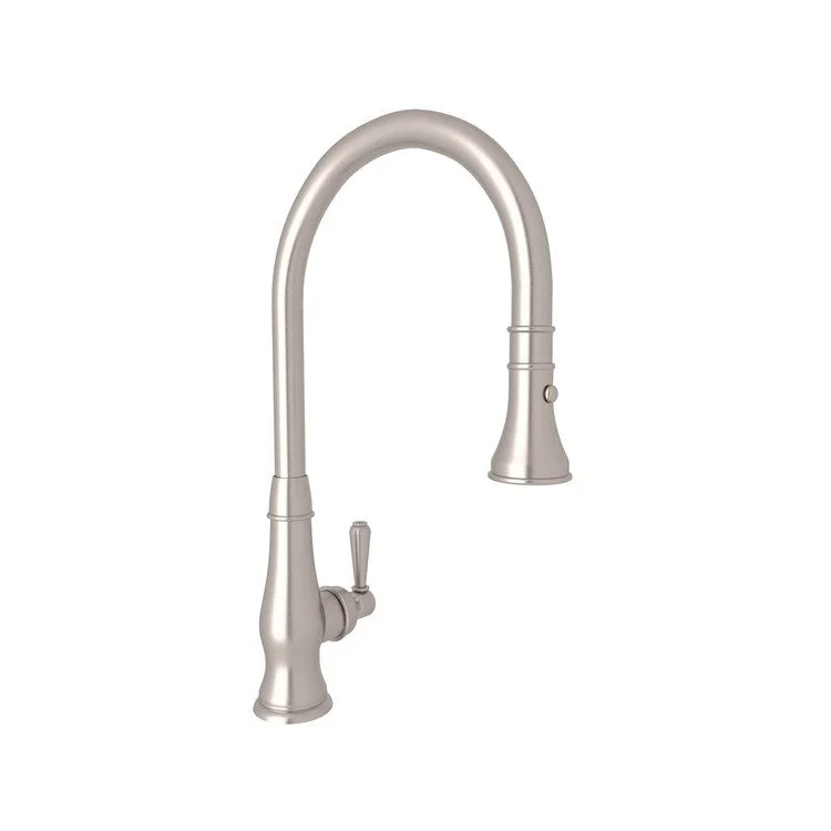 Kitchen Faucet Patrizia Pull Down 1 Metal Lever Satin Nickel 1.8 Gallons per Minute