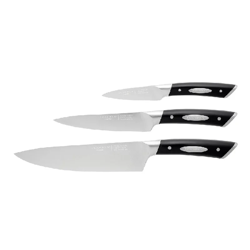 Scanpan Classic 3pc Knife Set - Paring, Utility & Cooks