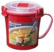 Sistema 1107zs Microwavable Soup Mug Assorted Colors