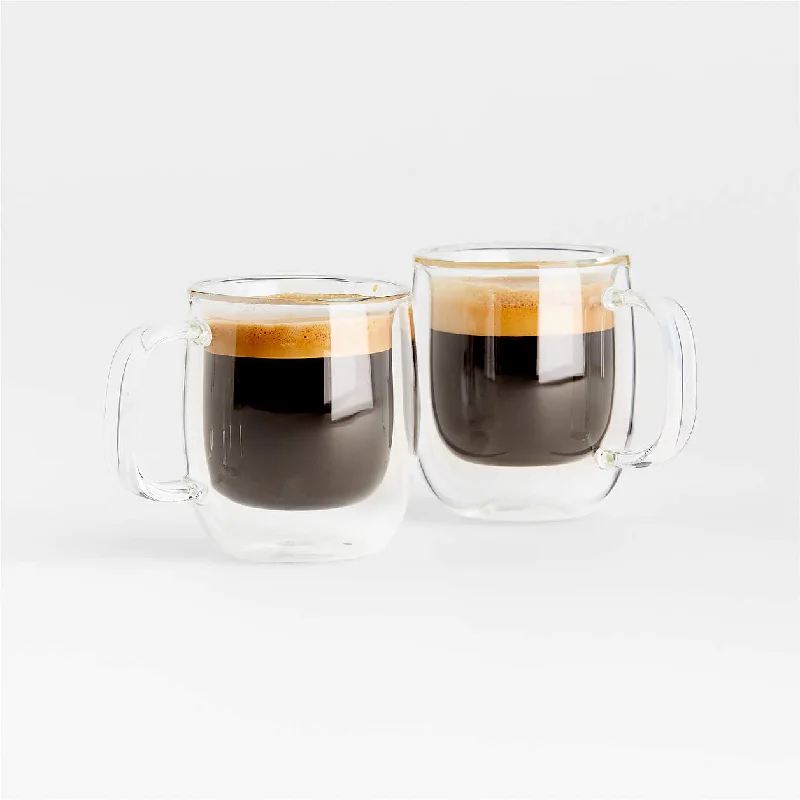 Sorrento - Double-Wall Glass Espresso Mug Set