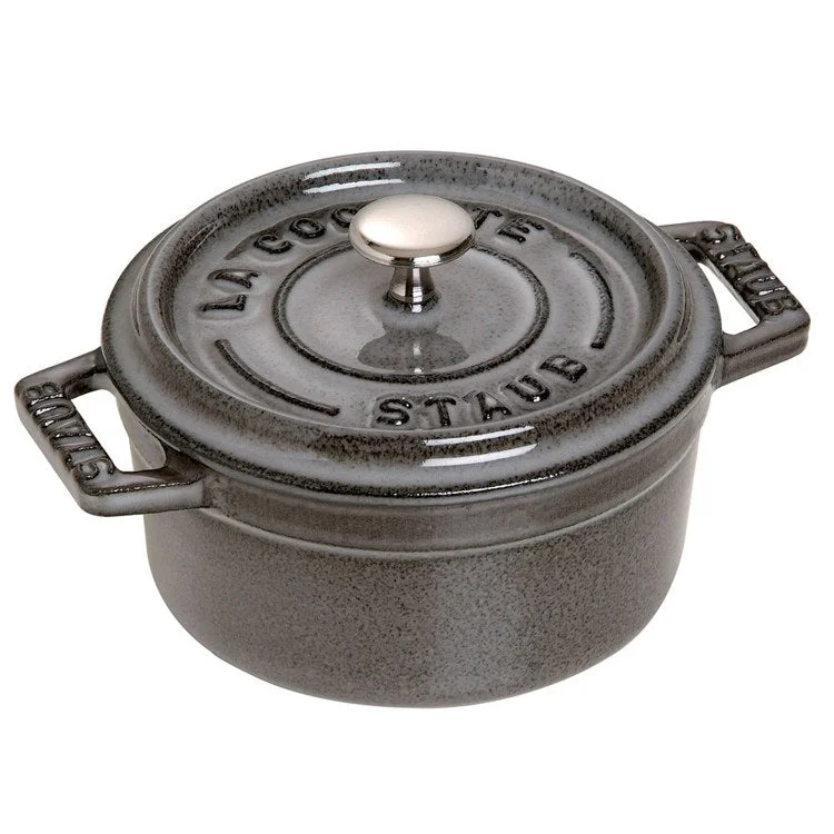 0.25-Quart Mini Round Cocotte - Graphite Gray