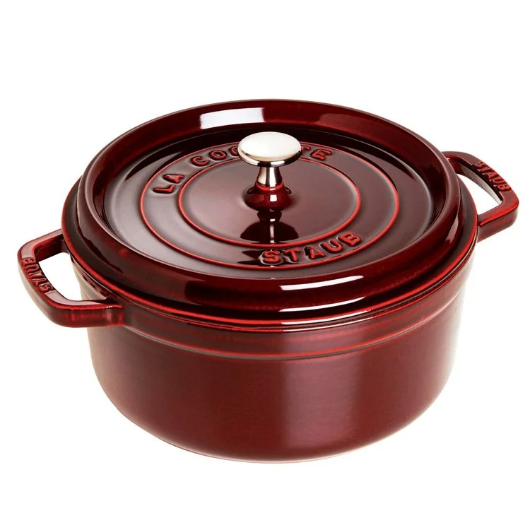 13.25-Quart Round Cocotte - Grenadine