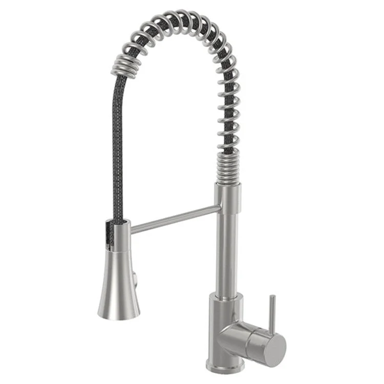 Kitchen Faucet Dia 1 Lever ADA Stainless Steel 2.2 Gallons per Minute Pull Down Spray High Arc