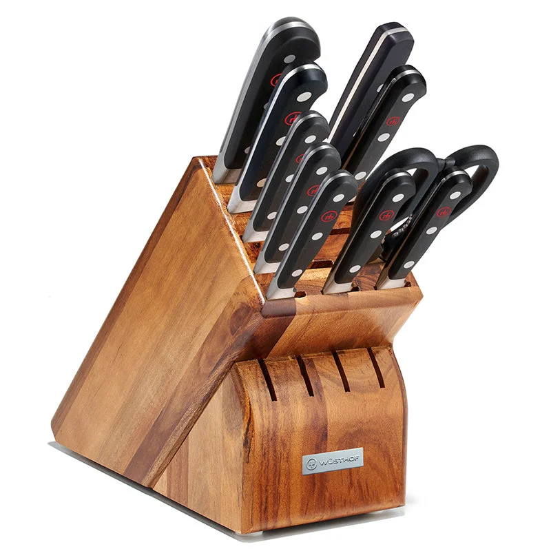 Wusthof Classic 11 Piece Acacia Knife Block Set