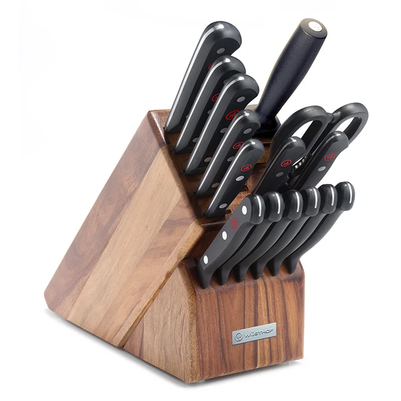 Wusthof Gourmet 16 Piece Acacia Knife Block Set