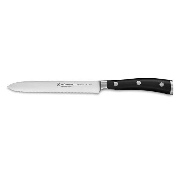 Wusthof Classic Ikon 5" Serrated Utility Knife